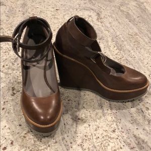 Brunello Cucinelli Women's Platform Wedge Heels